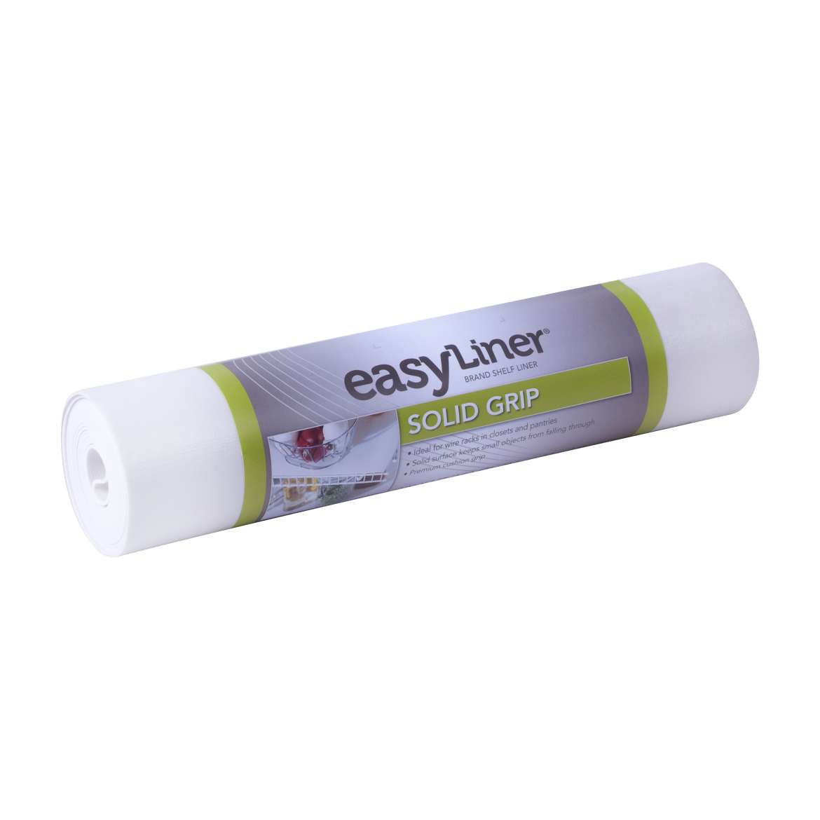 Solid Grip Easy Liner® Brand Shelf Liner - White, 12 in. x 7 ft. Image