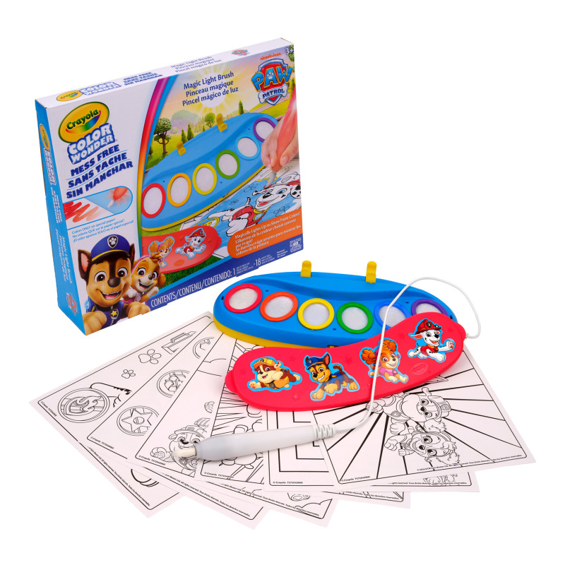 Paw Patrol Color Wonder Magic Light Brush Set