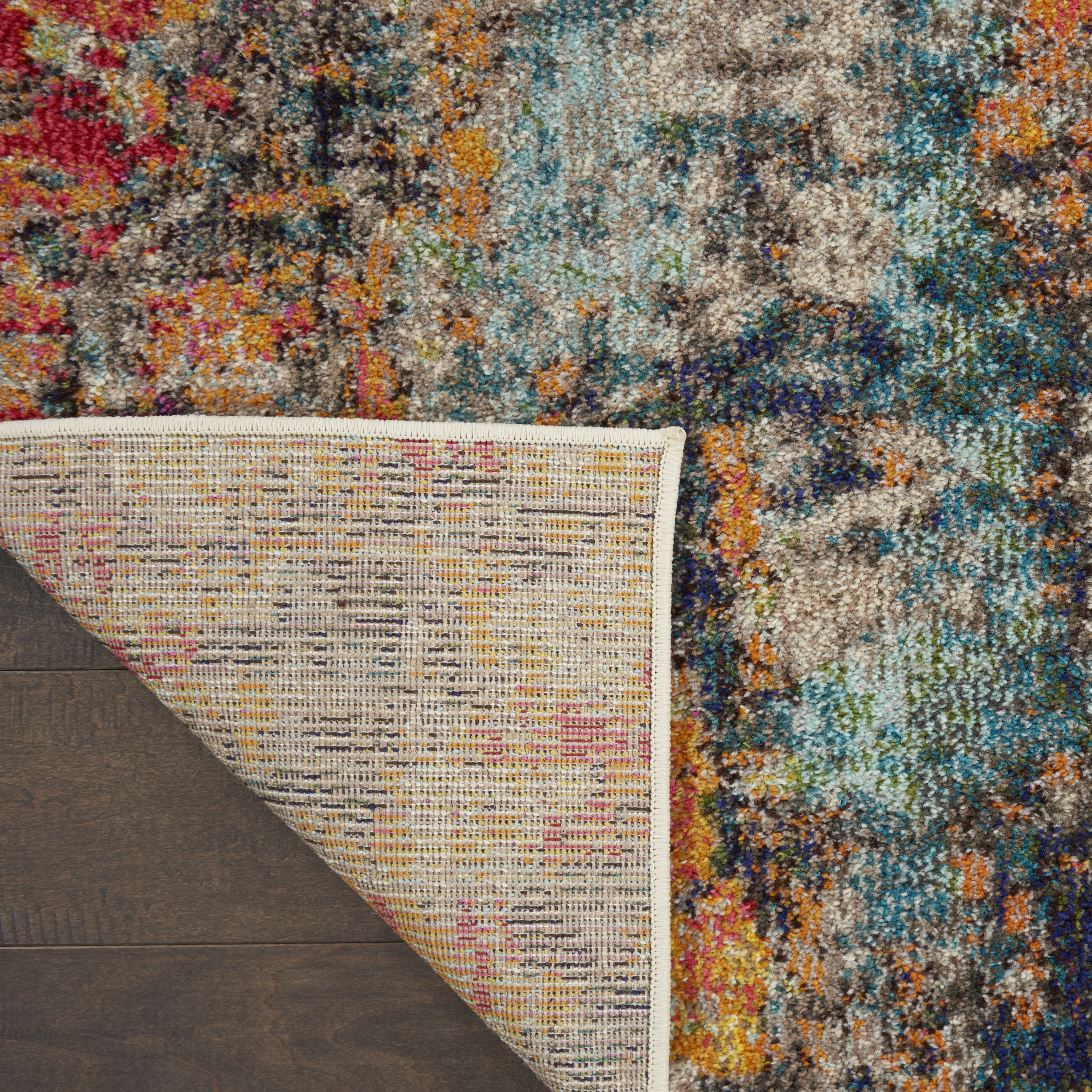 Nourison Celestial 6'7" x 9'7" Multicolor Modern Indoor Rug