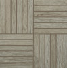 Nest Peaceful In Oak And Olive Mix 1×6 Mosaic Matte Rectified