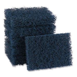 Boardwalk, Scouring Pad, Fiber, Mineral, Resin, Rectangle, 5"x3.5"
