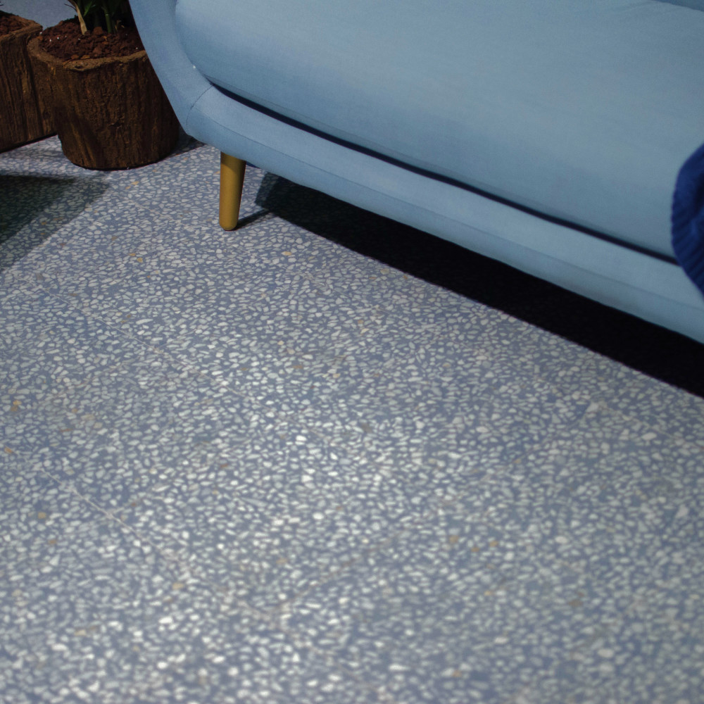 Farnese Amalfi Azul 11.5x11.5 Square Porcelain Floor and Wall Digital Pattern
