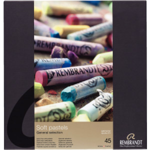 Soft Pastel Cardboard Box Set, General Selection, 45 Full Sticks
