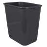 Impact, Soft-Sided, 7 gal, Plastic, Gray, Rectangle, Receptacle
