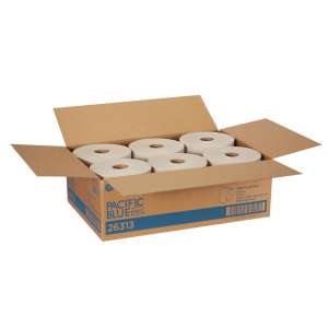 Georgia Pacific, Pacific Blue Basic, 1000ft Roll Towel, 1 ply, Natural