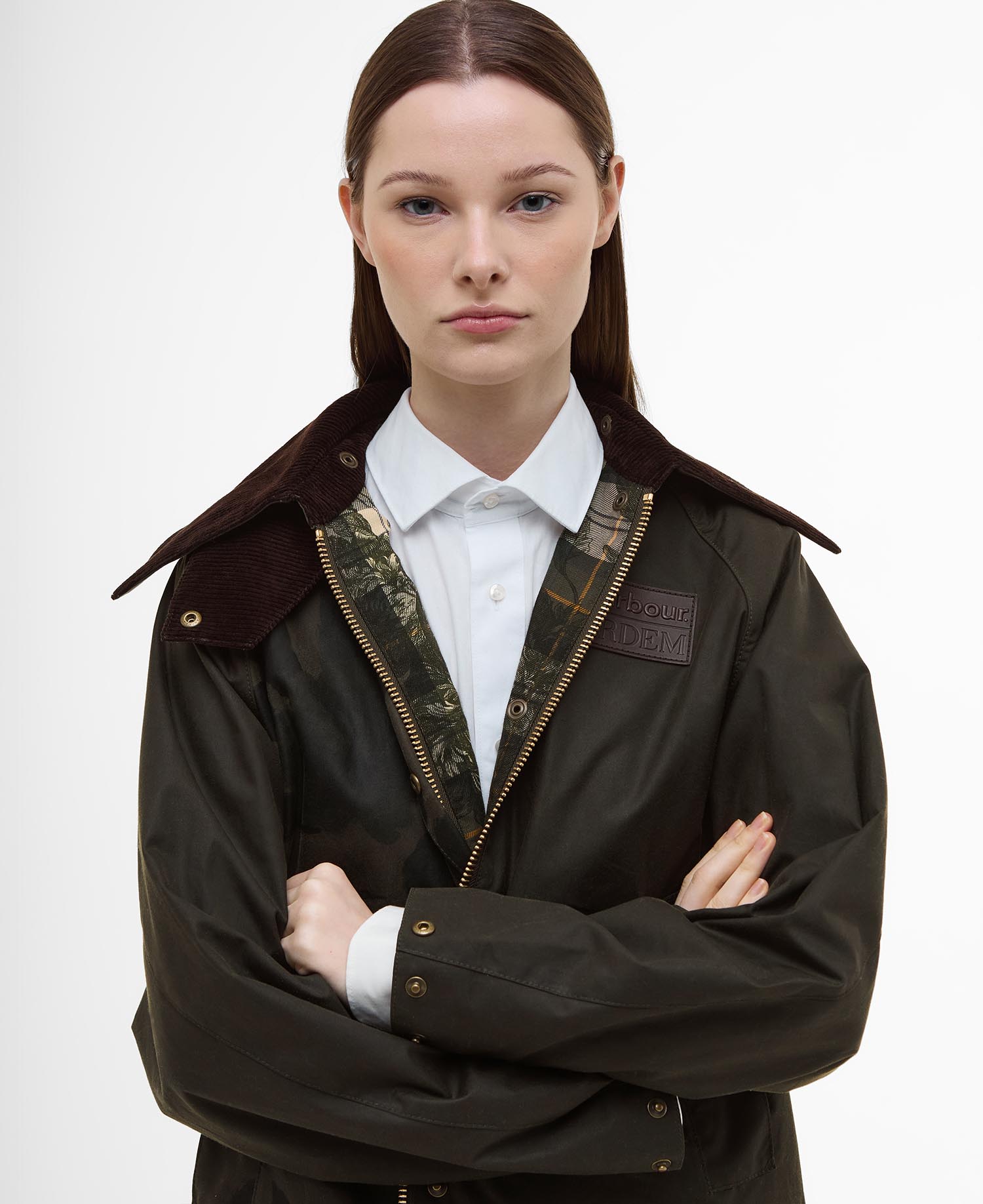 Barbour x ERDEM Wachsjacke Beauflower image number 4
