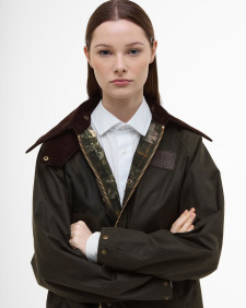 Barbour x ERDEM Wachsjacke Beauflower 