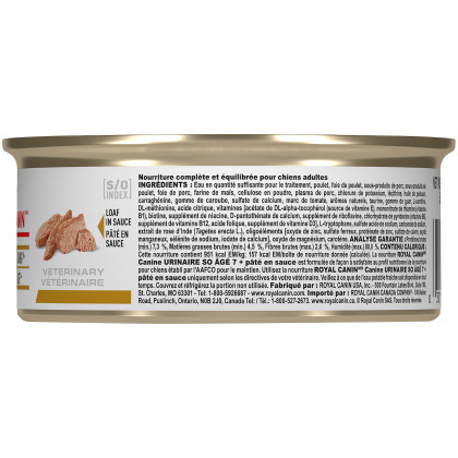 Royal Canin Veterinary Diet Canine Urinary SO Aging 7+ Canned Dog Food