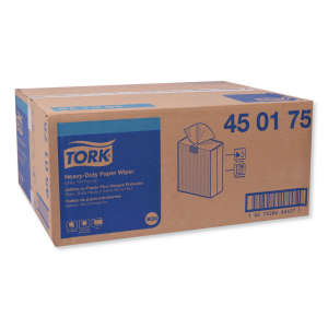 Tork, W24, Heavy-Duty, 1 ply, 9.25"x16.25", Paper, Industrial Wipers, White