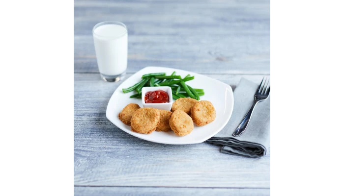 Tyson® Fully Cooked Whole Grain Breaded Golden Crispy Chicken Nuggets, CN, 0.60 oz._image_1