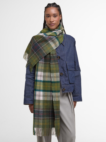 Serena Tartan Lambswool Scarf