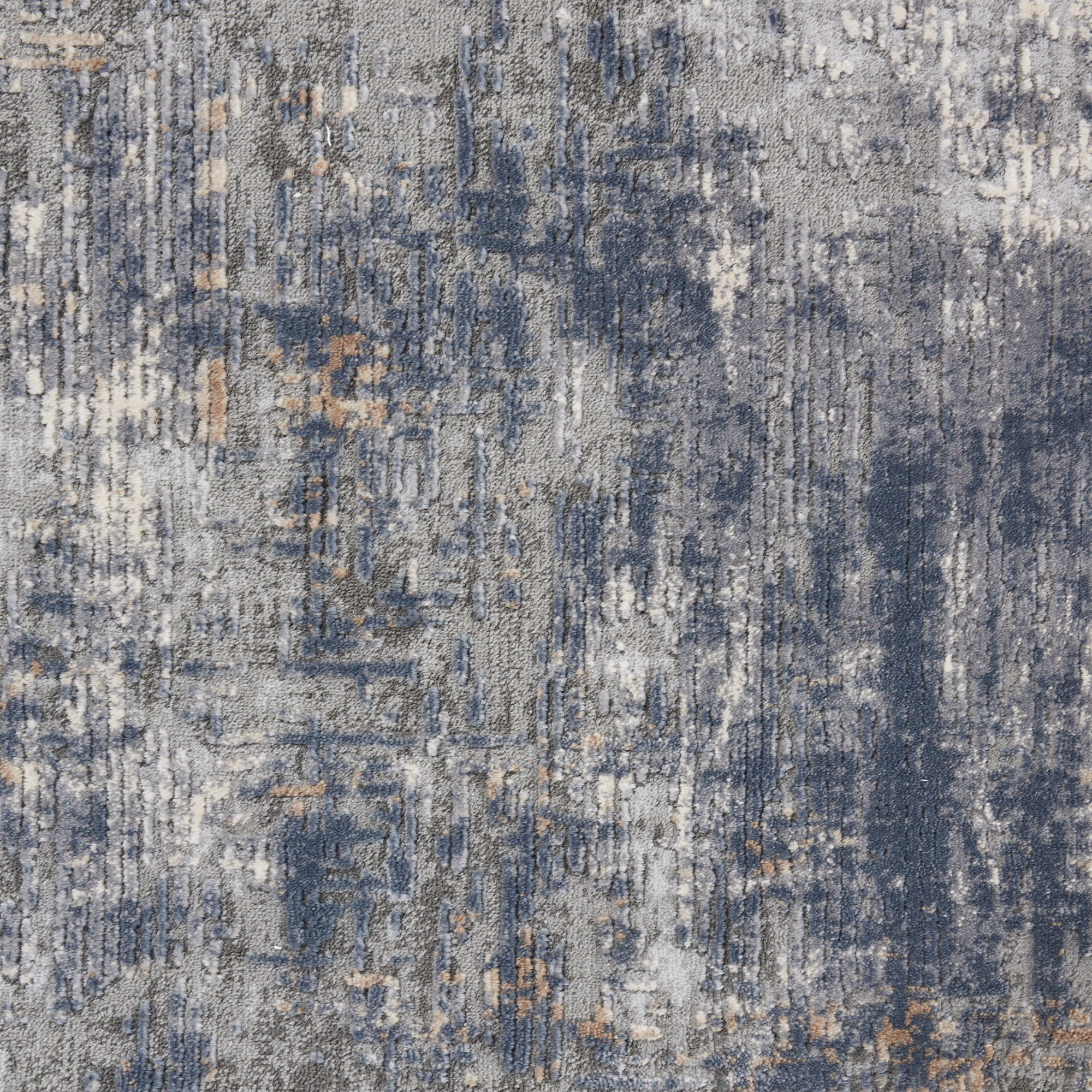 Nourison Rustic Textures 7'10" x 10'6" Grey Beige Modern Indoor Rug