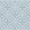 Sanibel Sea Spray 6×6 Caspian Decorative Tile Crackle Glossy
