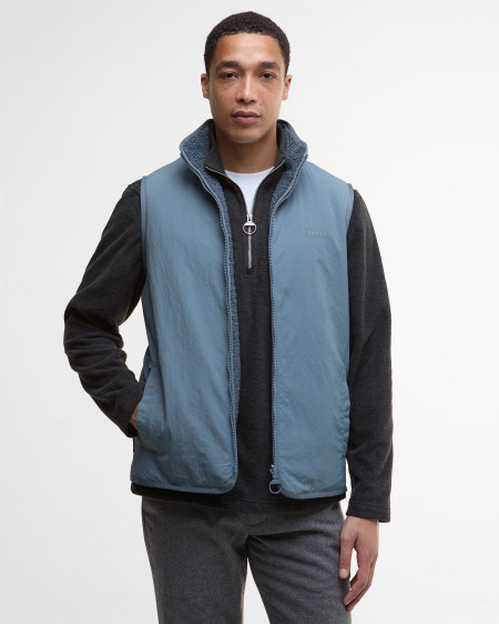 Gilet in pile reversibile