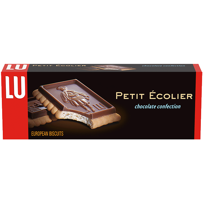 Lu Petit Ecolier European Milk Chocolate Biscuit Cookies, 5.29 oz