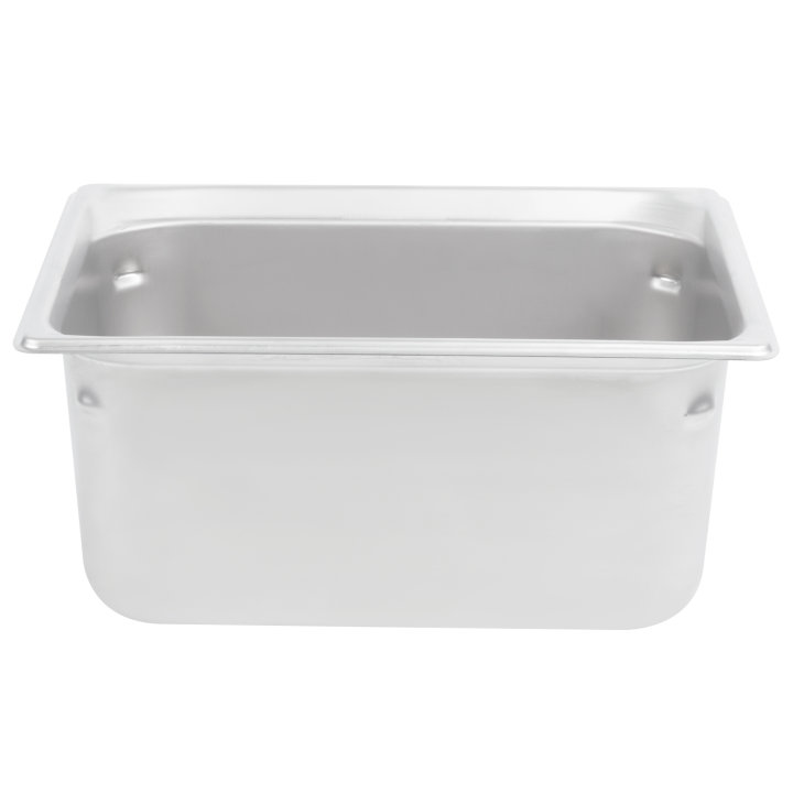 Half-size 6-inch-deep Super Pan 3® stainless steel steam table pan
