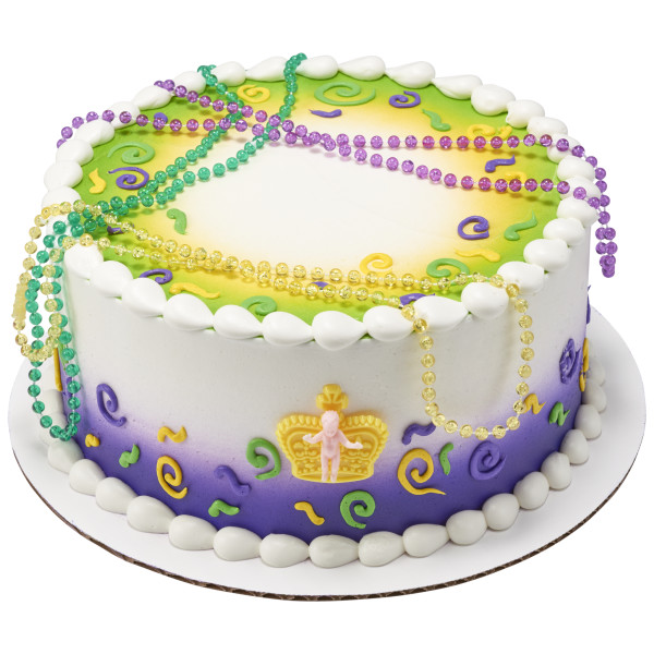 Mardi Gras Baby Crown Necklace Set Layon