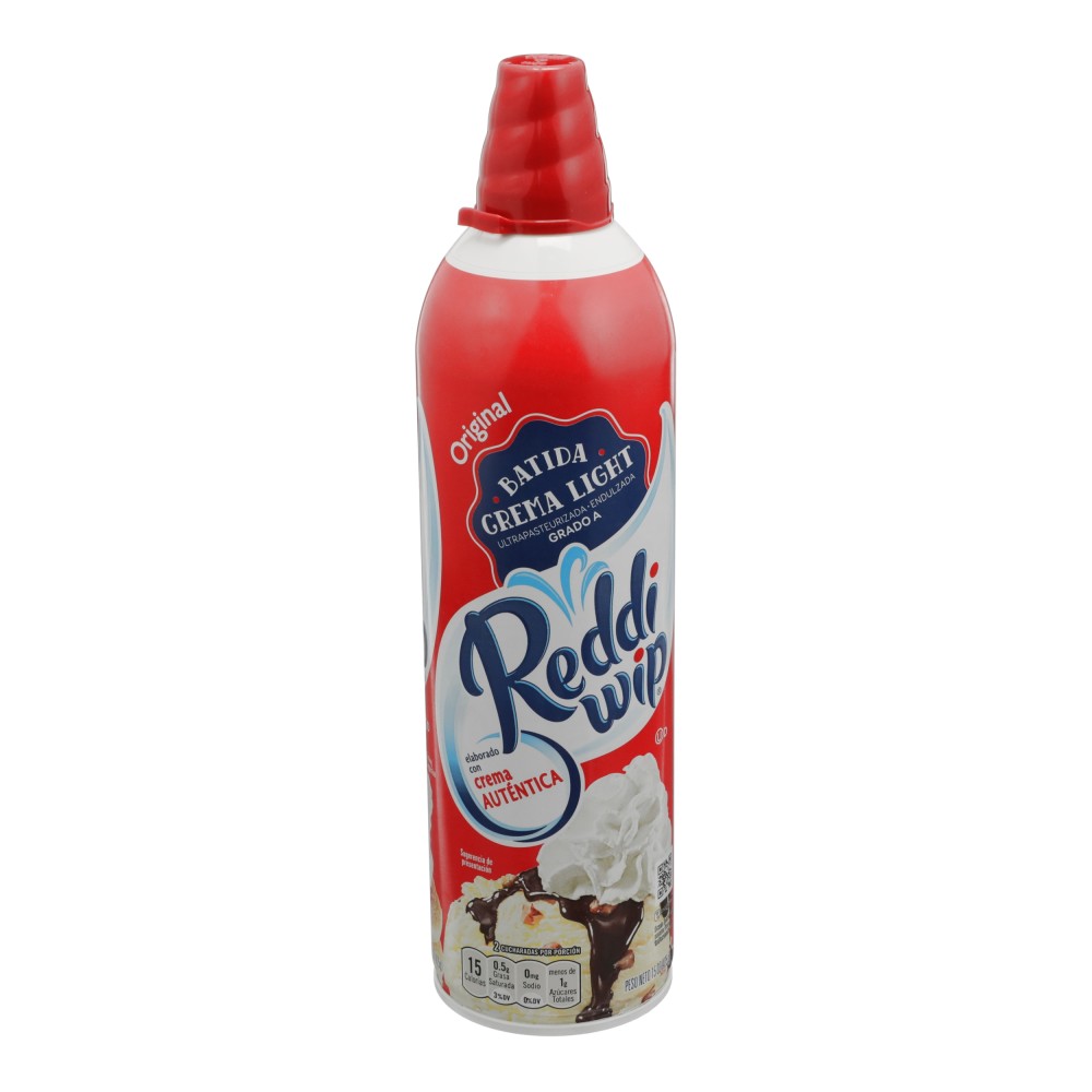 ReddiWip Light Cream Whipped Topping, 12/15 oz Conagra Foodservice