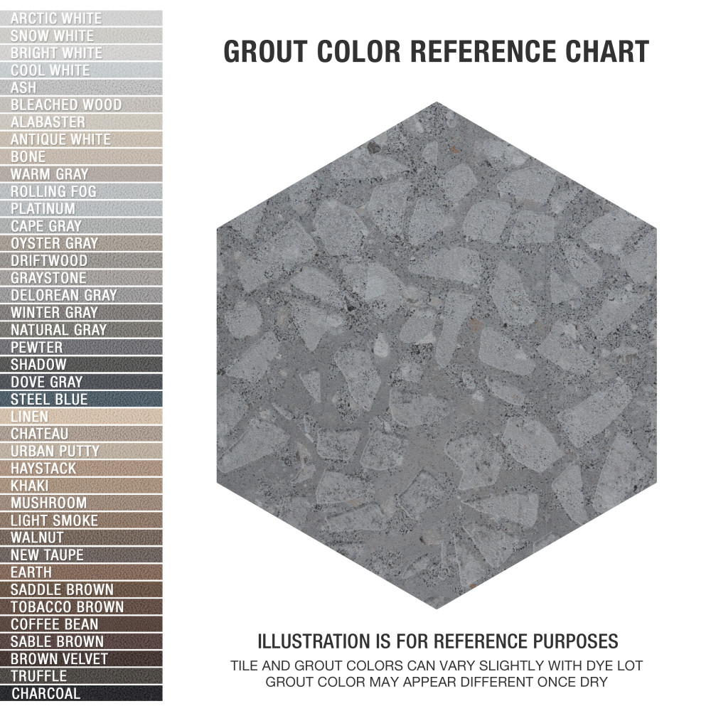 Recycle Venice 8-1/2 in. x 9-7/8 in. Porcelain Floor and Wall Tile