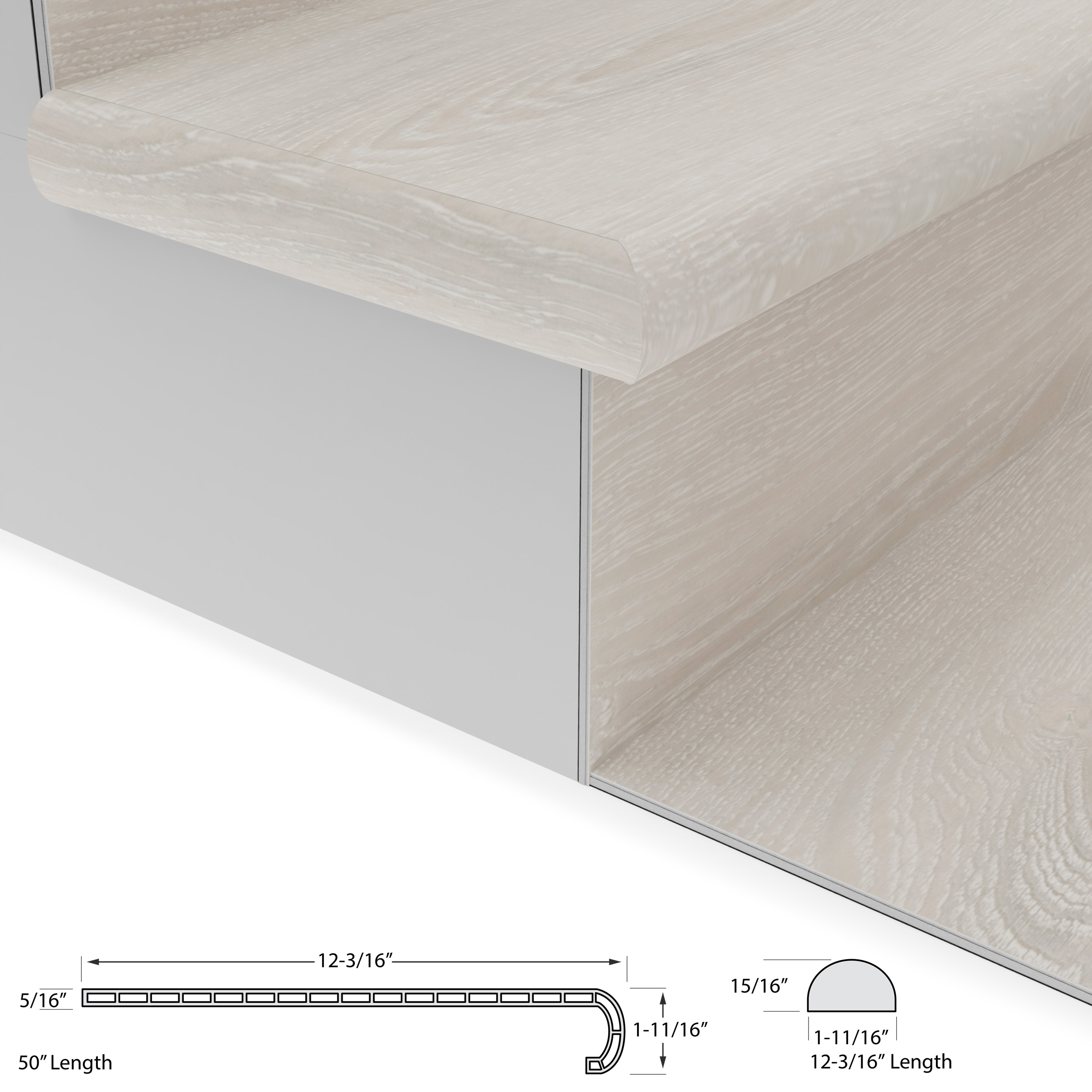 Castaway Oak Tread w/ Cap Universal view 4