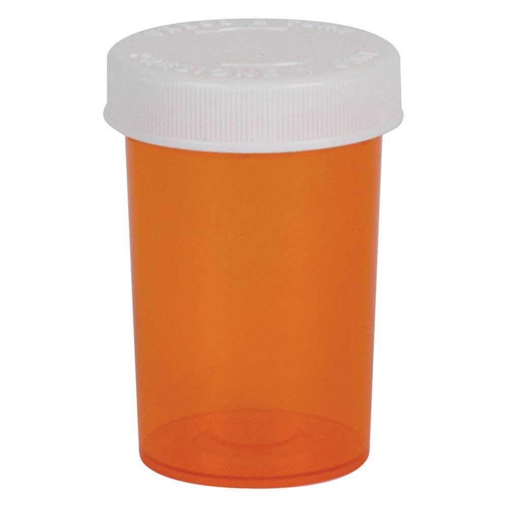 Ezy Dose® Push & Turn Prescription Vial, 20 Dram Capacity