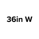 Banner Stand Width 36in W