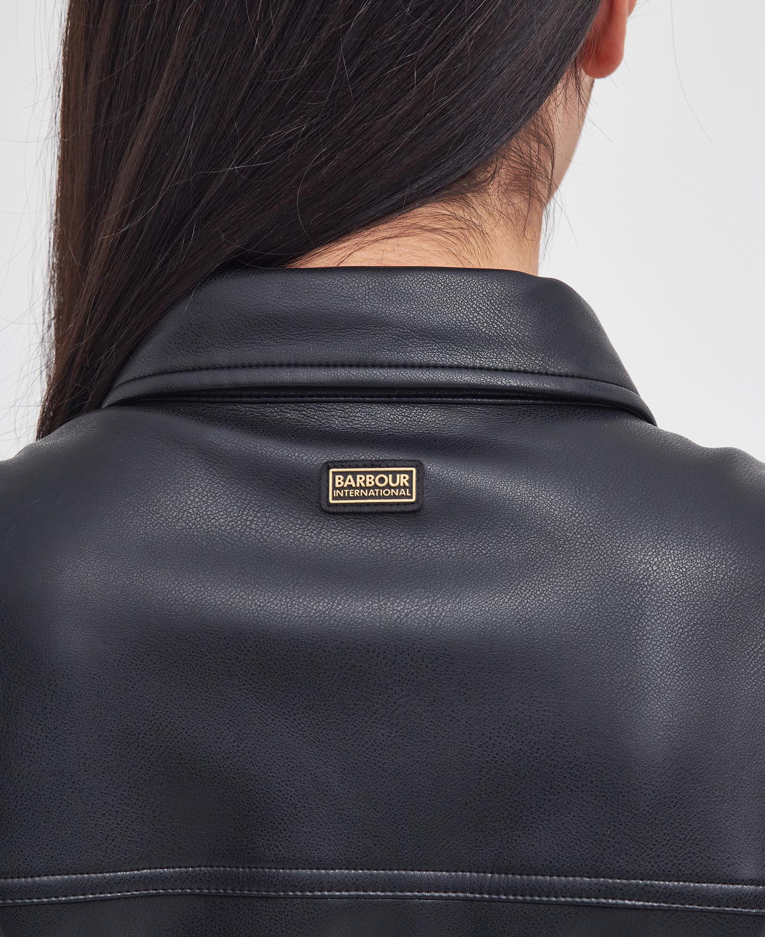 Aria Faux-Leather Midi Dress image number 5