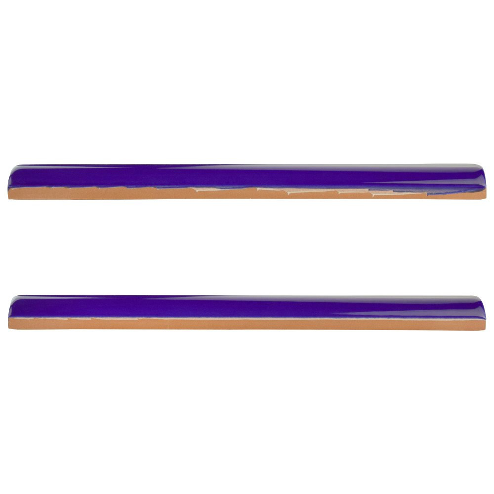 Bordon Moldura Azul 1 in. x 7-7/8 in. Ceramic Wall Trim