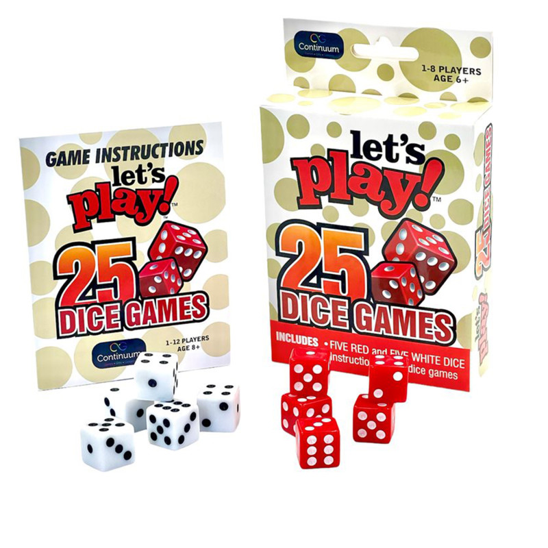 Let's Play 25 Dice Games Set