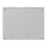 Meter Socket, Ringless, 100A, 300V, 1-Phase, 4-Jaw, OH/UG, Small Closing Plate, Horn Bypass, Surface-Mount, NEMA 3R