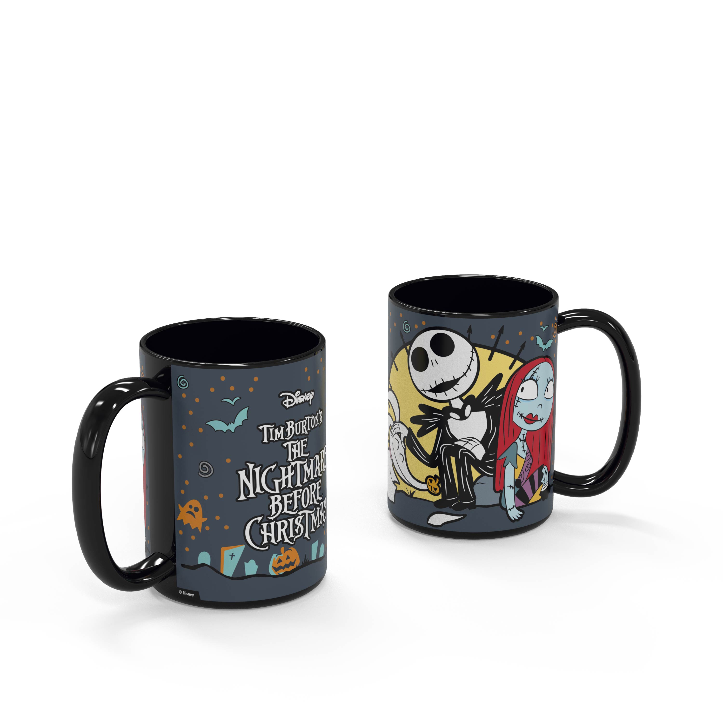 Disney The Nightmare Before Christmas 15 ounce Coffee Mug and Spoon, Jack the Pumpkin King & Sally slideshow image 7 Disney The Nightmare Before Christmas 15 ounce Coffee Mug and Spoon, Jack the Pumpkin King & Sally slideshow image 7