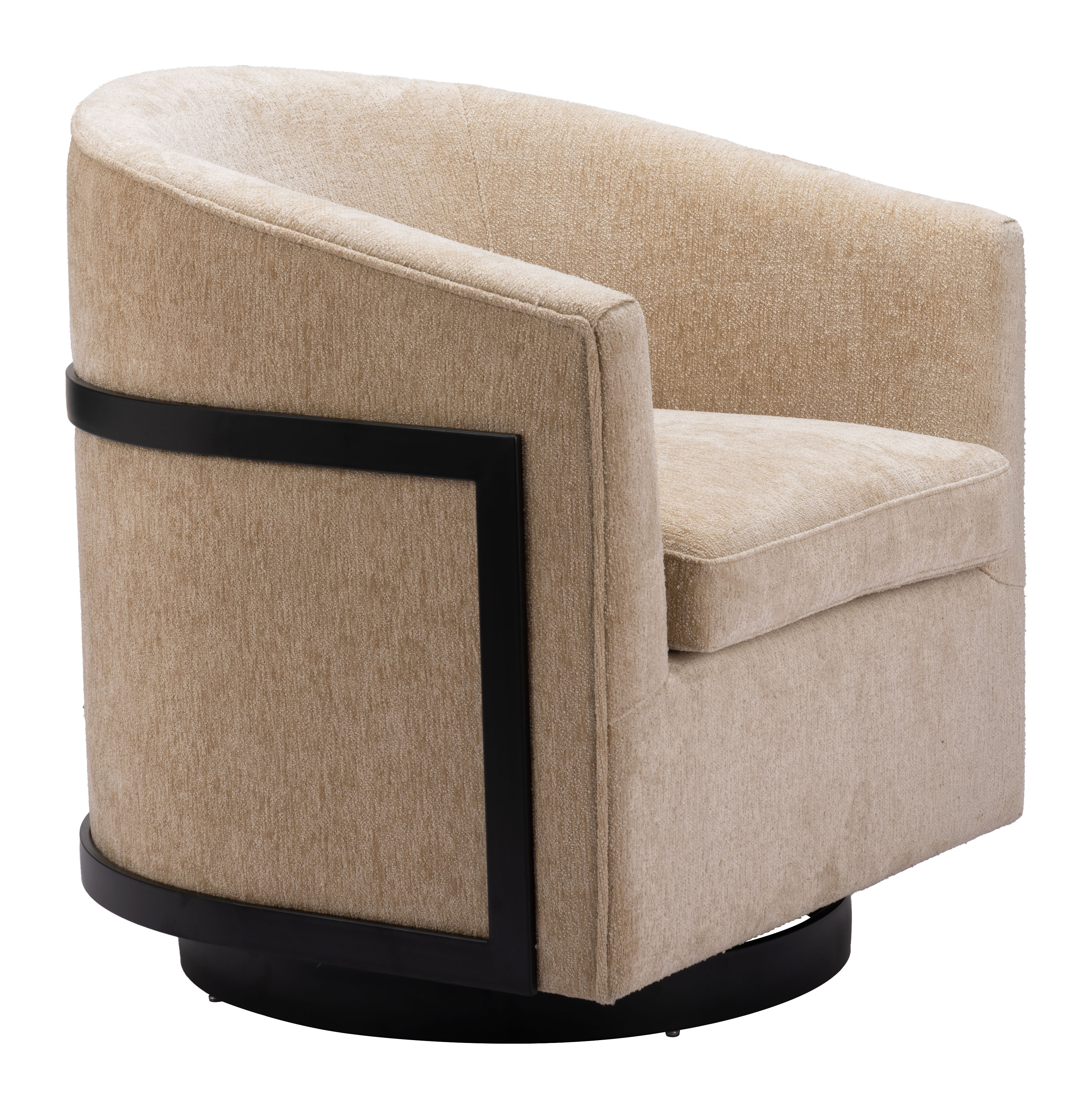 Hanko Swivel Chair Golden Beige product image