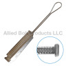 Six Pair Stainless Steel Drop Wire Clamp With Dimpled Shim