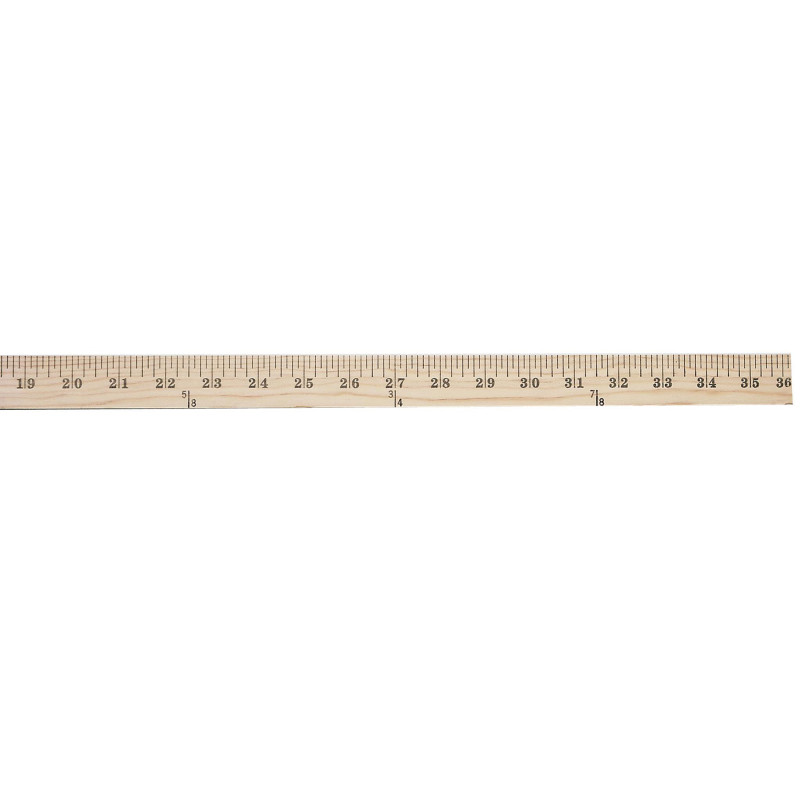 Wood Yardstick, 36"