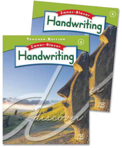 Zaner-Bloser Handwriting Grade 6 Home School Bundle - Student Edition/Teacher Edition (2012 edition)