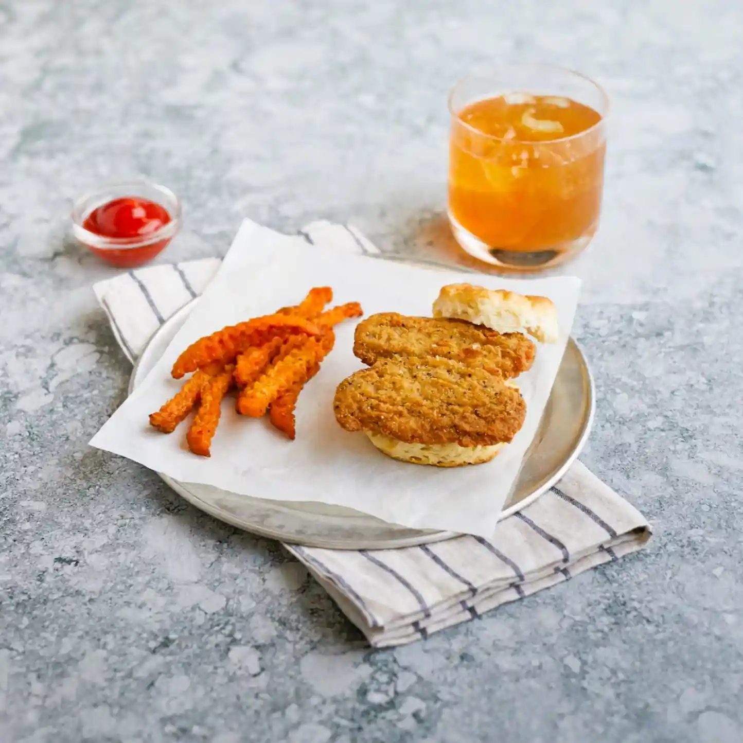 AdvancePierre® Blue Label Raw Breaded Black Pepper Western Style Country Fried Beef Steak Fritters_image_1