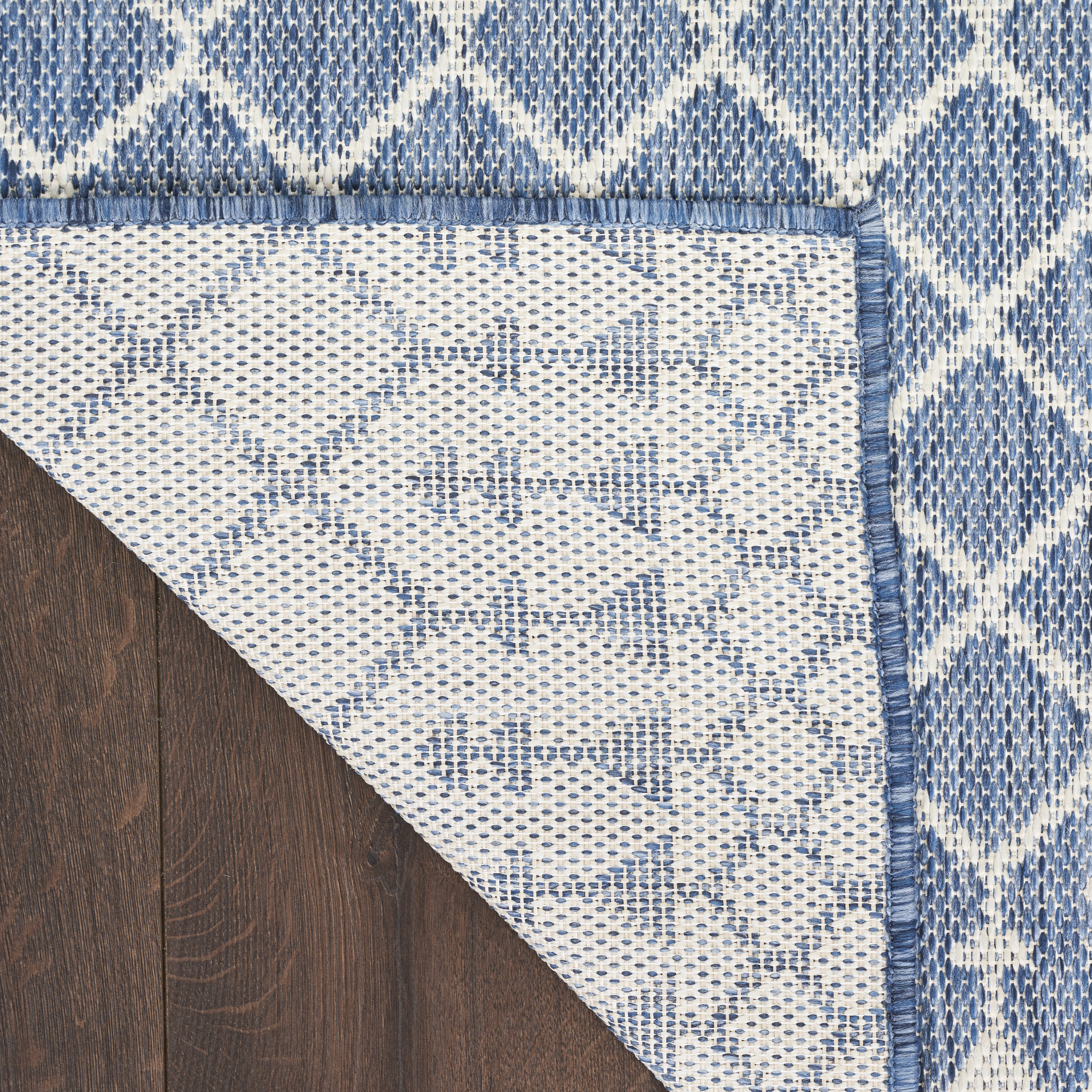 Nourison Positano 2' x 6' Navy Blue Modern Rug