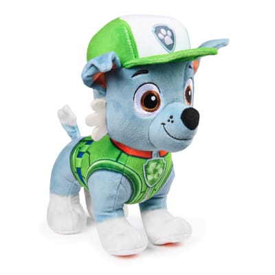 PAW Patrol Rocky Plush Toy, 7.5-Inch Premium Stuffed Animals, Kids Toys for Boys & Girls Ages 3 and Up