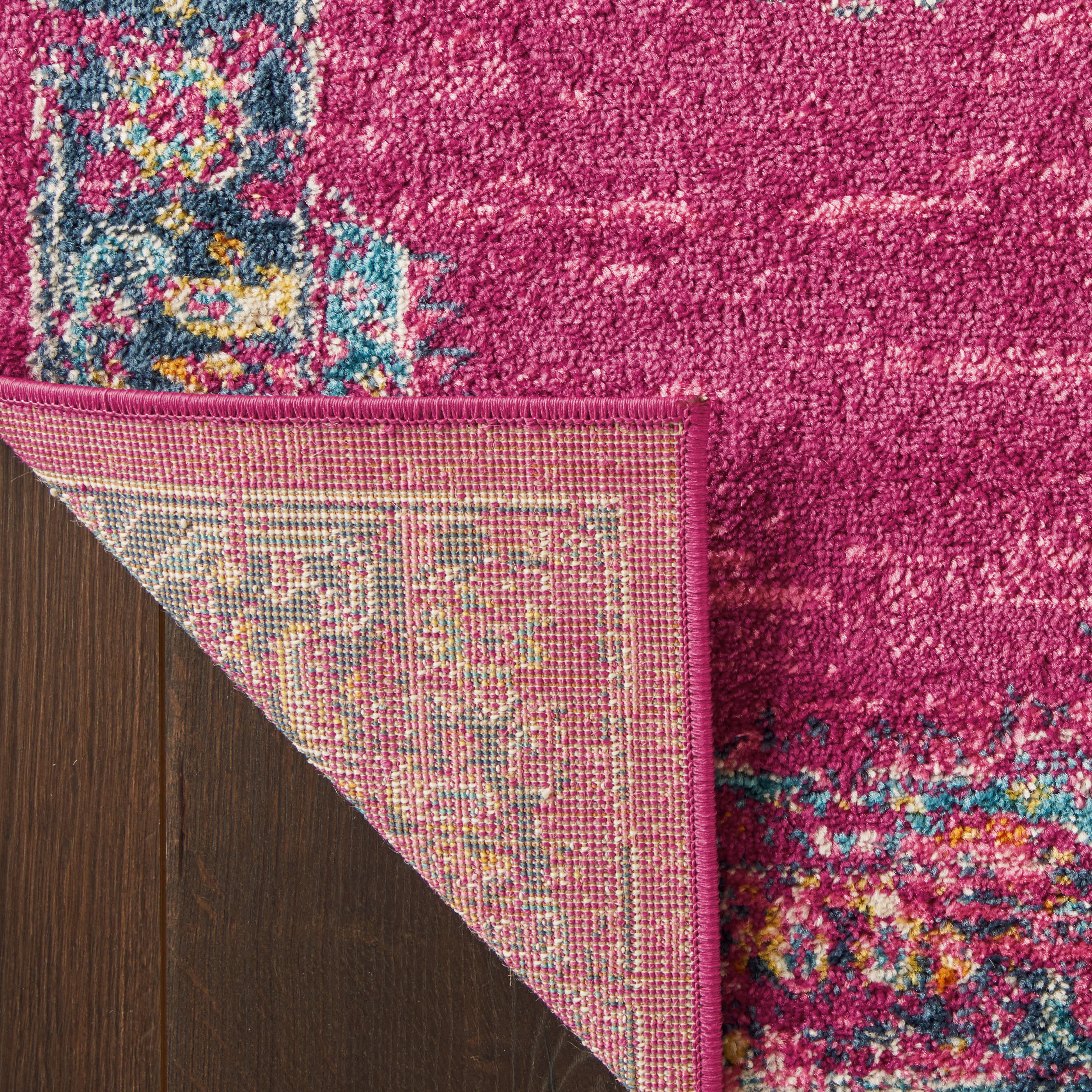 Nourison Passion 1'10" x 2'10" Fuchsia Bohemian Indoor Rug