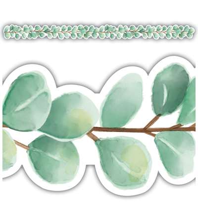 Eucalyptus Die-Cut Border Trim