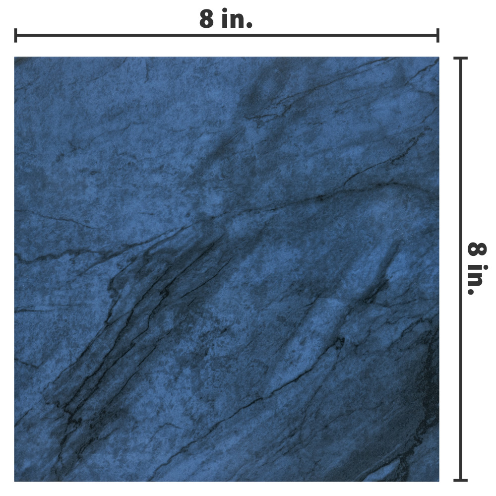 Renaissance Indigo 7-7/8 in. x 7-7/8 in. Porcelain Floor and Wall Tile