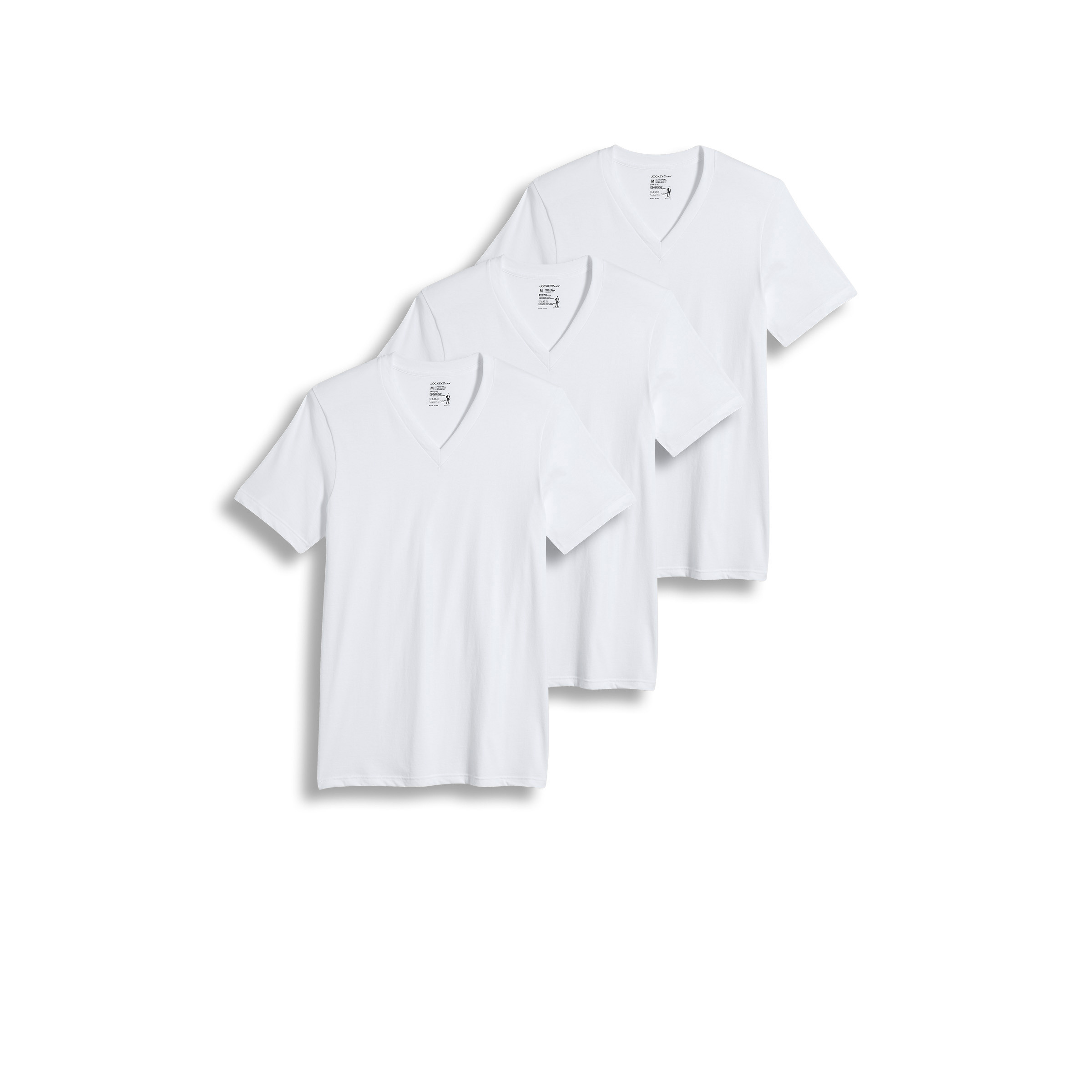 Jockey Men's Classic V-Neck Undershirt - 3 Pack - Picture 40 of 46