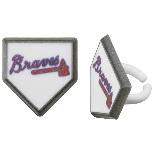 MLB® Home Plate Team Logo Cupcake Rings