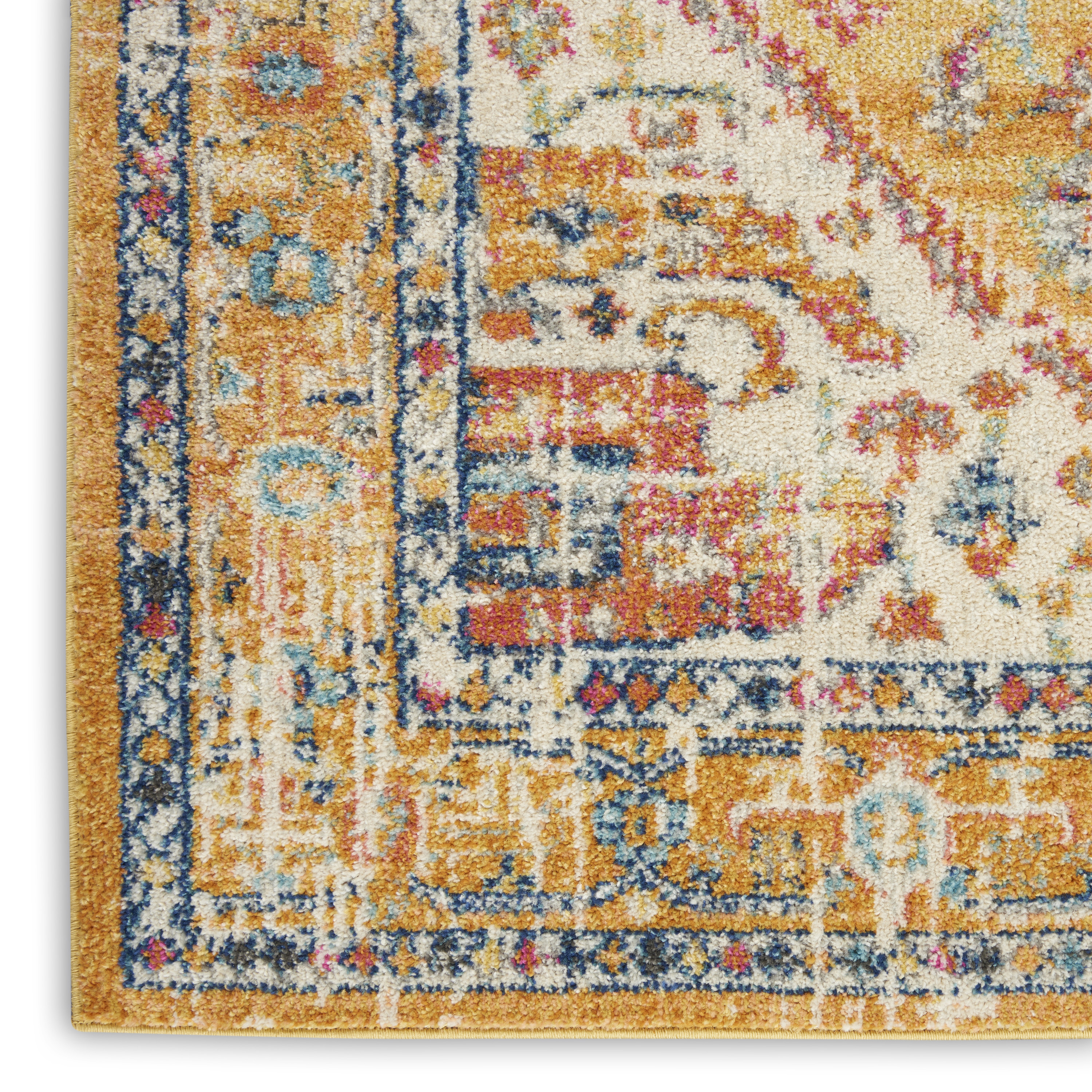 Nourison Passion 3'9" x 5'9" Ivory Yellow Bohemian Indoor Rug