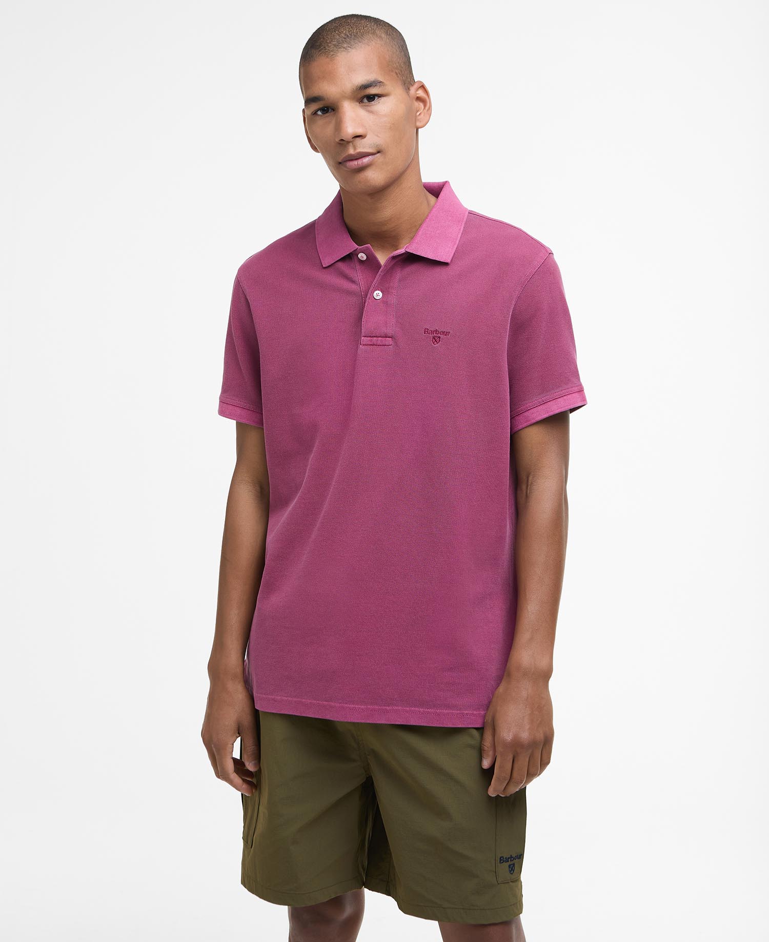 Washed-Out Sports Polo Shirt image number 0