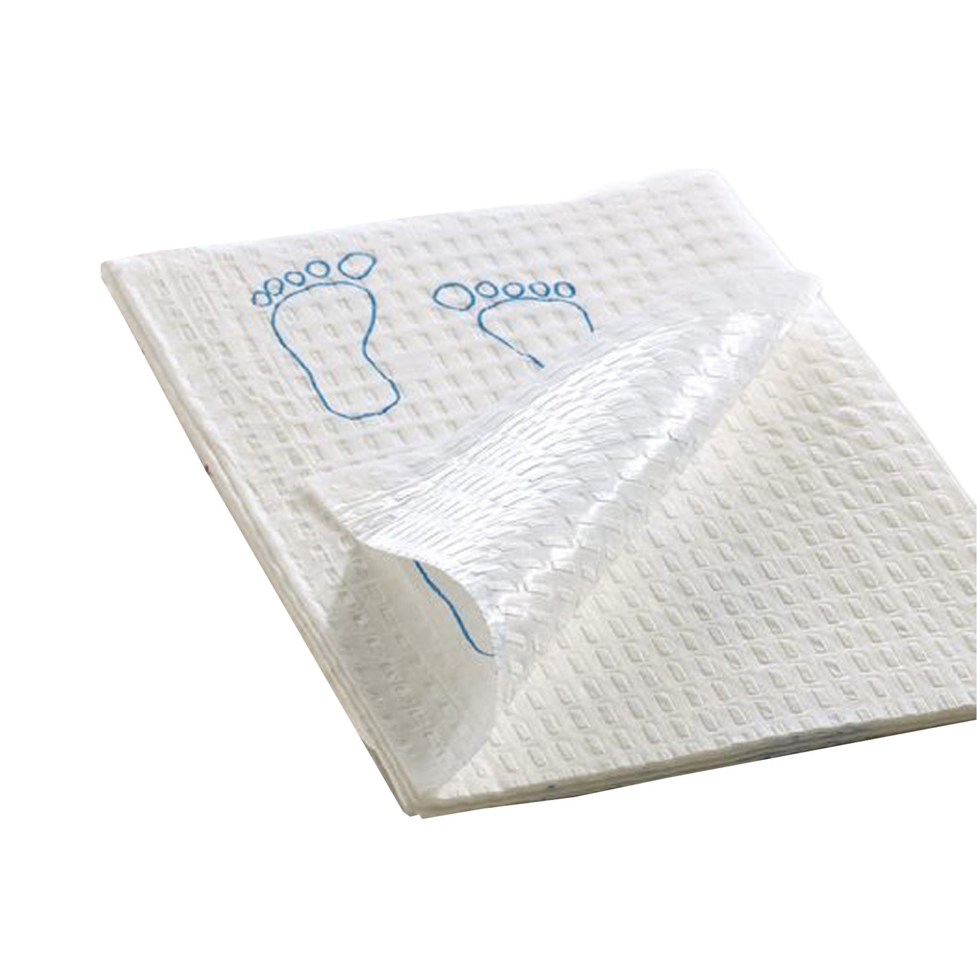 Footprint® Nonsterile Blue & White Procedure Towel, 13-1/2 x 18 Inch