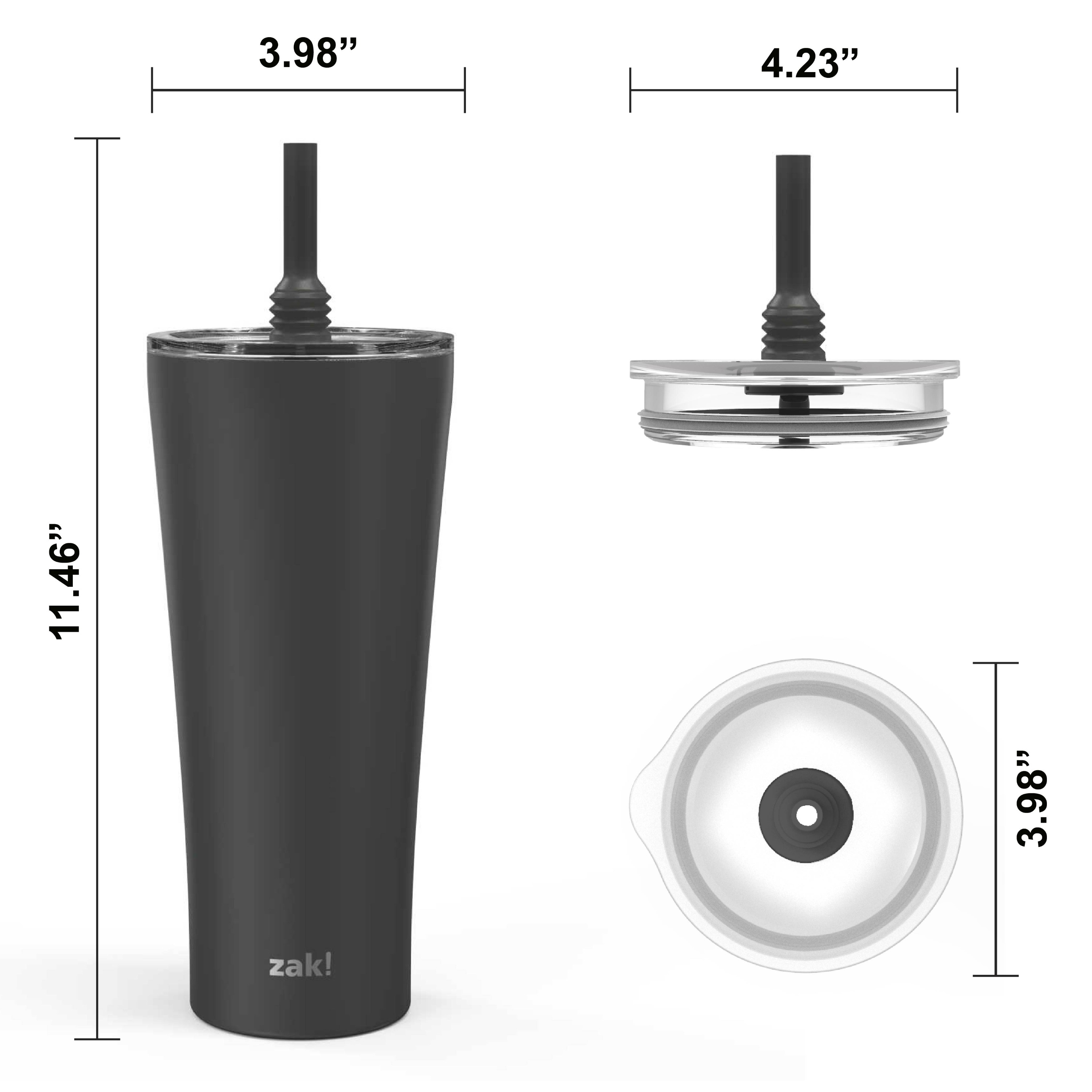 Alfalfa 30 ounce Vacuum Insulated Stainless Steel Tumbler, Charcoal slideshow image 4 Alfalfa 30 ounce Vacuum Insulated Stainless Steel Tumbler, Charcoal slideshow image 4