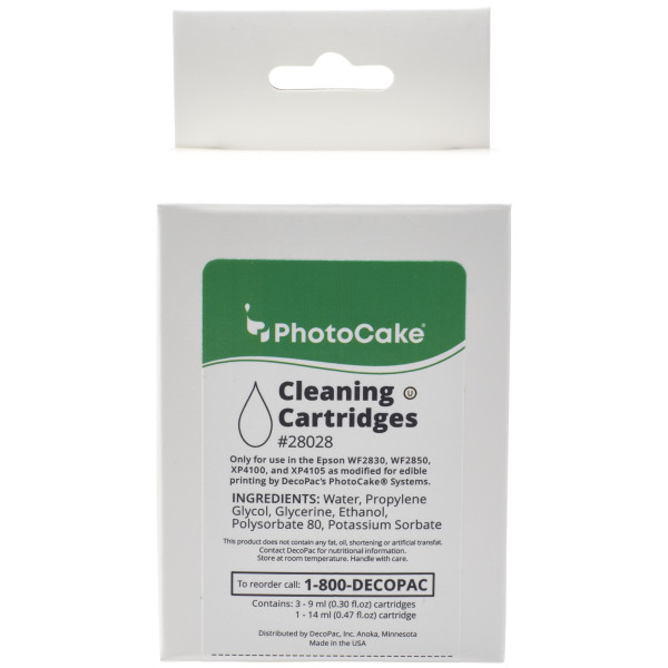 Printer Cleaning Cartridges - Epson XP-2830U, XP-2850U, XP-4100U, XP-4105U PhotoCake® Ink