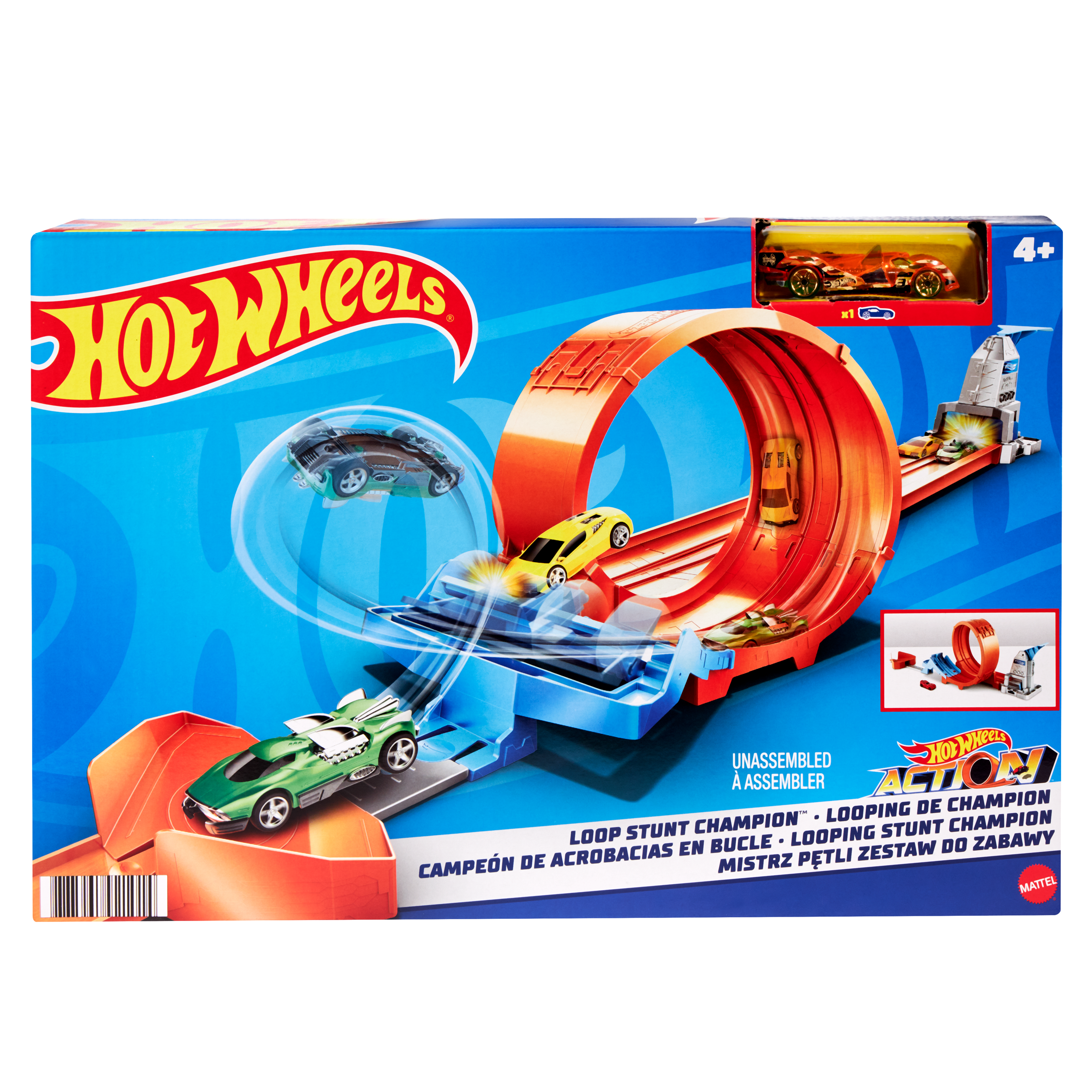 Hot Wheels Loop Stunt Champion, track set