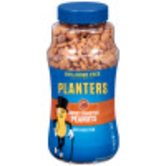 PLANTERS Honey Roasted Dry Roasted Peanuts 20 oz Jar image